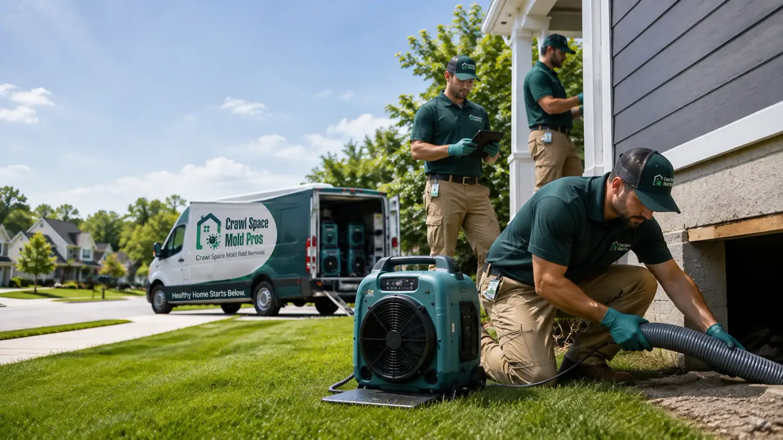 Crawl Space Mold Removal in Bluemont, VA